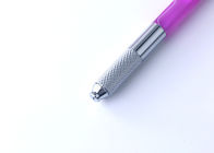 Handpieceロック- Pin装置が付いているMicrobladingの紫色の針の水晶手動ペン